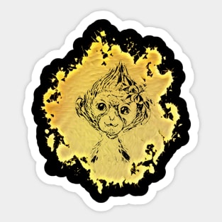 Monkey Sticker